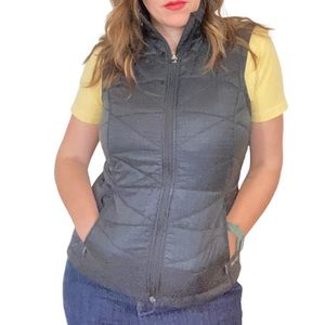 Columbia Omni-heat black lightweight insulated vest Women’s Small